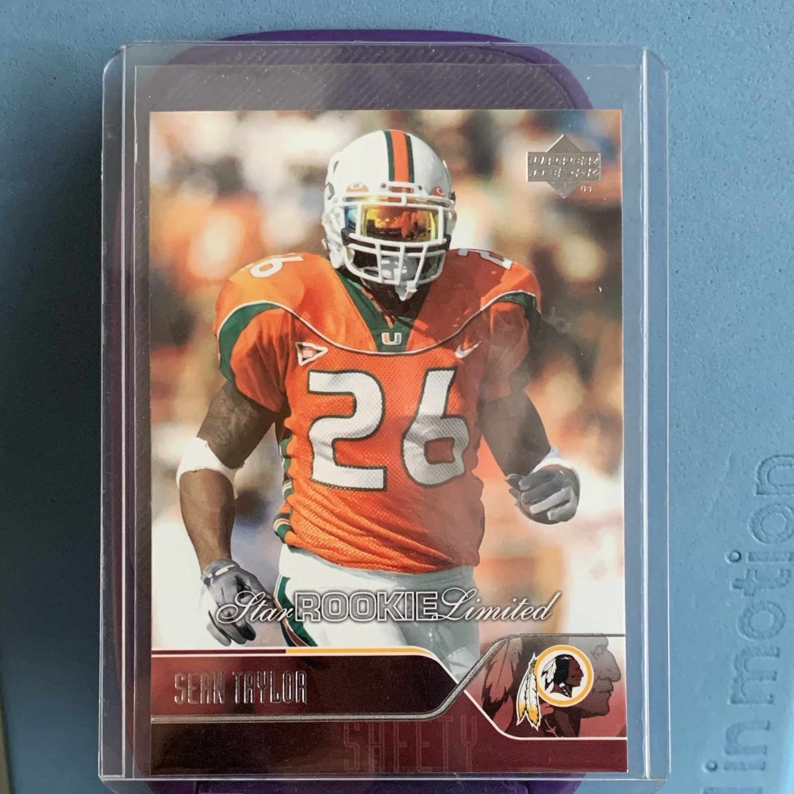 Upper Deck Sean Taylor Star Rookie Limited #214 RC Washington Redskins 2004