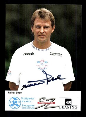Rainer Zobel Autogrammkarte Stuttgarter Kickers  1991-92  Original Signiert