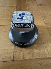 Stockton Ports 2008 SGA Replica Ring Statue California League Champions A’s MiLB