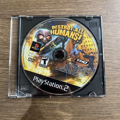 Destroy All Humans Video Game PS2 PlayStation 2 Black Label Disc Only  - Tested 