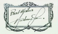 ANDREW YOUNG - AUTOGRAPH SENTIMENT SIGNED