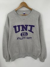 Vintage 90’s Russell Athletic Crewneck Sweatshirt Gray Size XXL USA Made