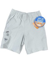 Columbia PFG Terminal Tackle Shorts Youth XXS 5 inch SPF50 Gray