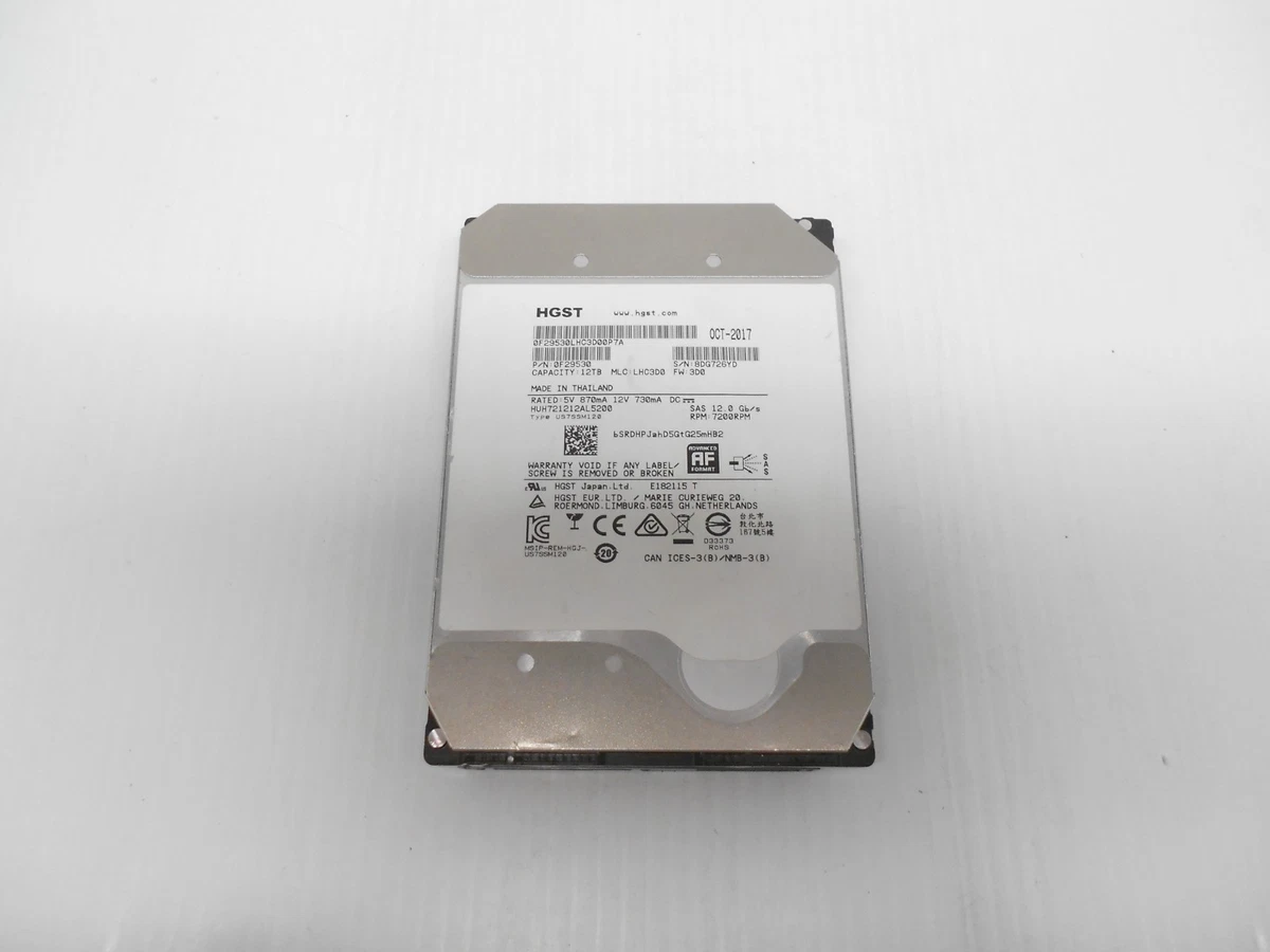 HGST Internal Hard Disk Drives 12 TB Storage Capacity for sale - eBay