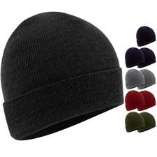 10 Pack of Bulk Wholesale Adult Mens and Womens Stretch Knit Beanie Skull Hat...