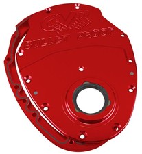Cvr Sbc Billet Timing Cover 2-piece Red Cvr Sbc Billet Timing Cover 2-piece Red