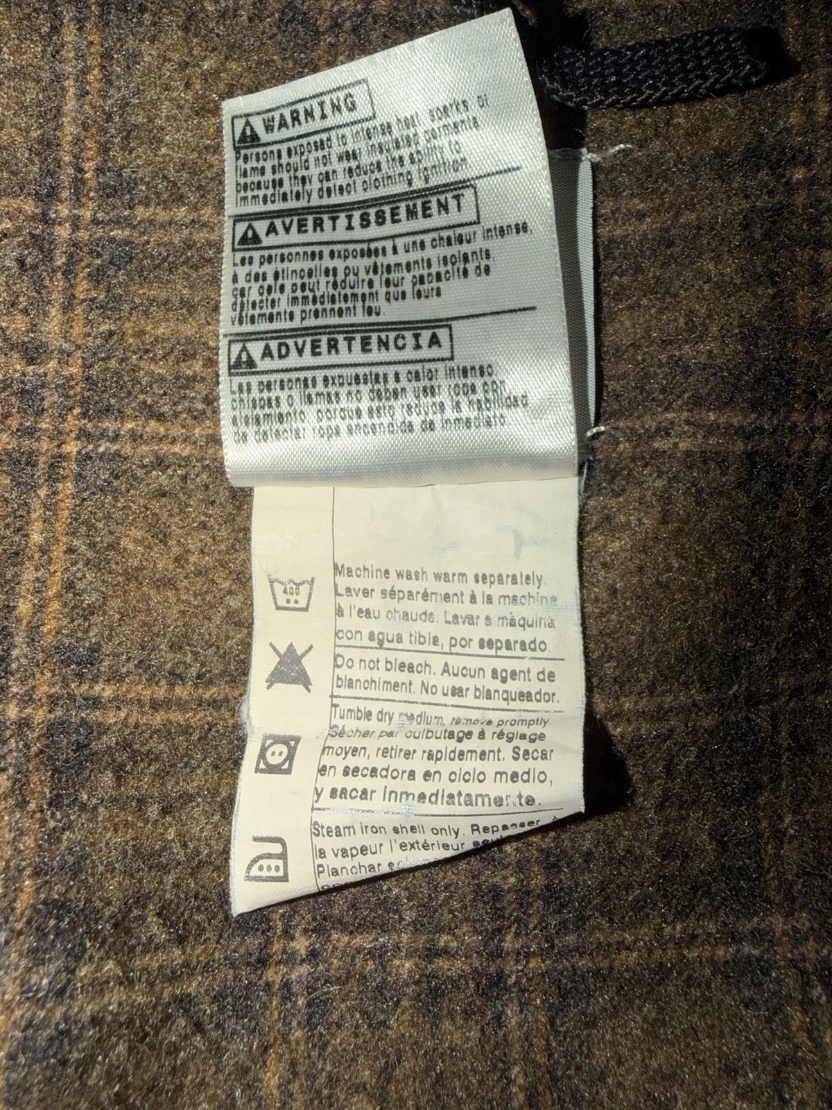 Vintage Made in USA Carhartt Men's Beige Lined Full Zip Jacket Logo Size 3XL image 5