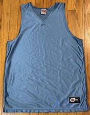 Vintage Y2K Nike Basketball Blue Sleeveless Practice Jersey Tank Top Men Medium