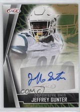 2022 SAGE Low Series Black Jeffrey Gunter #A-JG Auto 1fa0