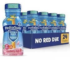 24 Bottles Strawberry Pediasure Grow Gain w/ Immune Support Kids Protein Shake