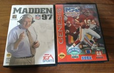 Madden 97 & NFL Football '94 Starring Joe Montana (Sega Genesis) Bundle