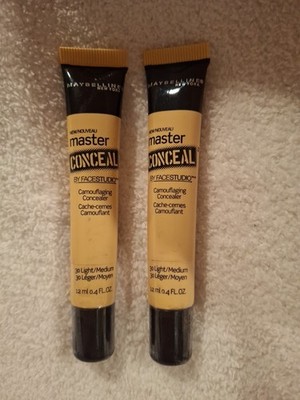 2x Maybelline Face Studio Master Conceal Camouflaging Concealers #30 LIGHT/MED