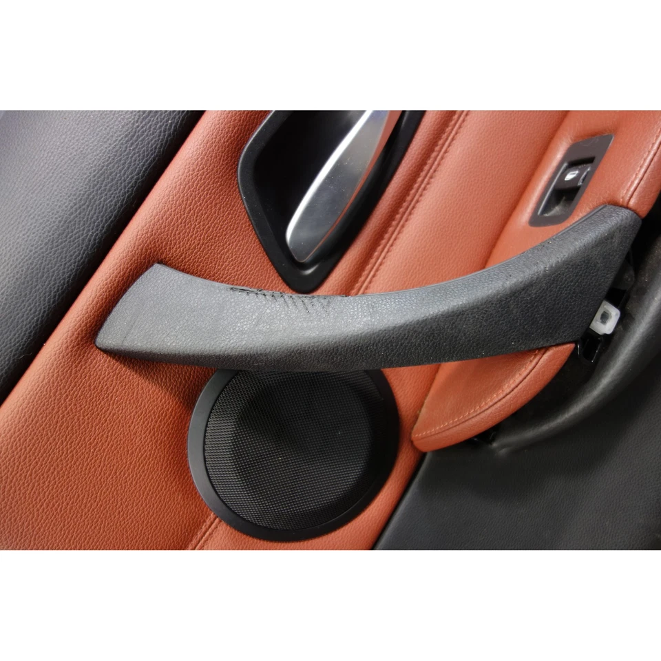 2009-2012 BMW E90 E91 3-Series 4dr Rear Interior Door Panels Red Brown Leather — 第 4/4 张图片