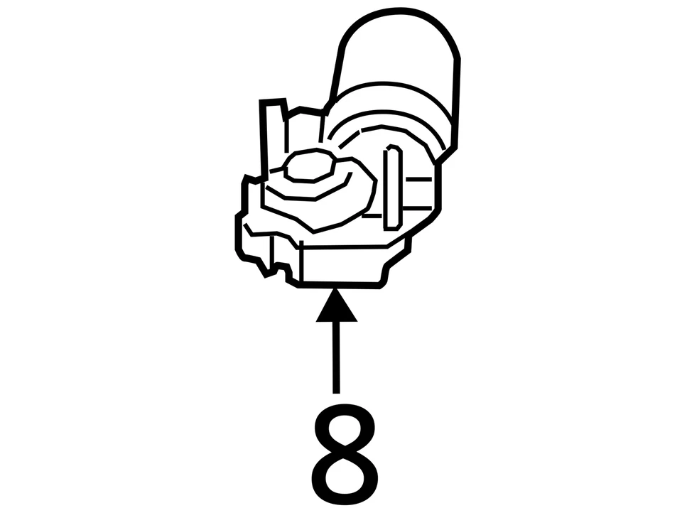 Motor limpiaparabrisas compatible con 13-20 MKZ 412434 Foto 4 de 4