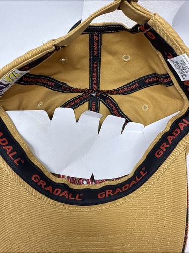 Gradall Hat Tan One Size Fits All Wow Specialties Headwear. New - Picture 6 of 7