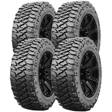 (QTY 4) 38x15.50R20 Mickey Thompson Baja Legend MTZ 128Q LRE Black Wall Tires