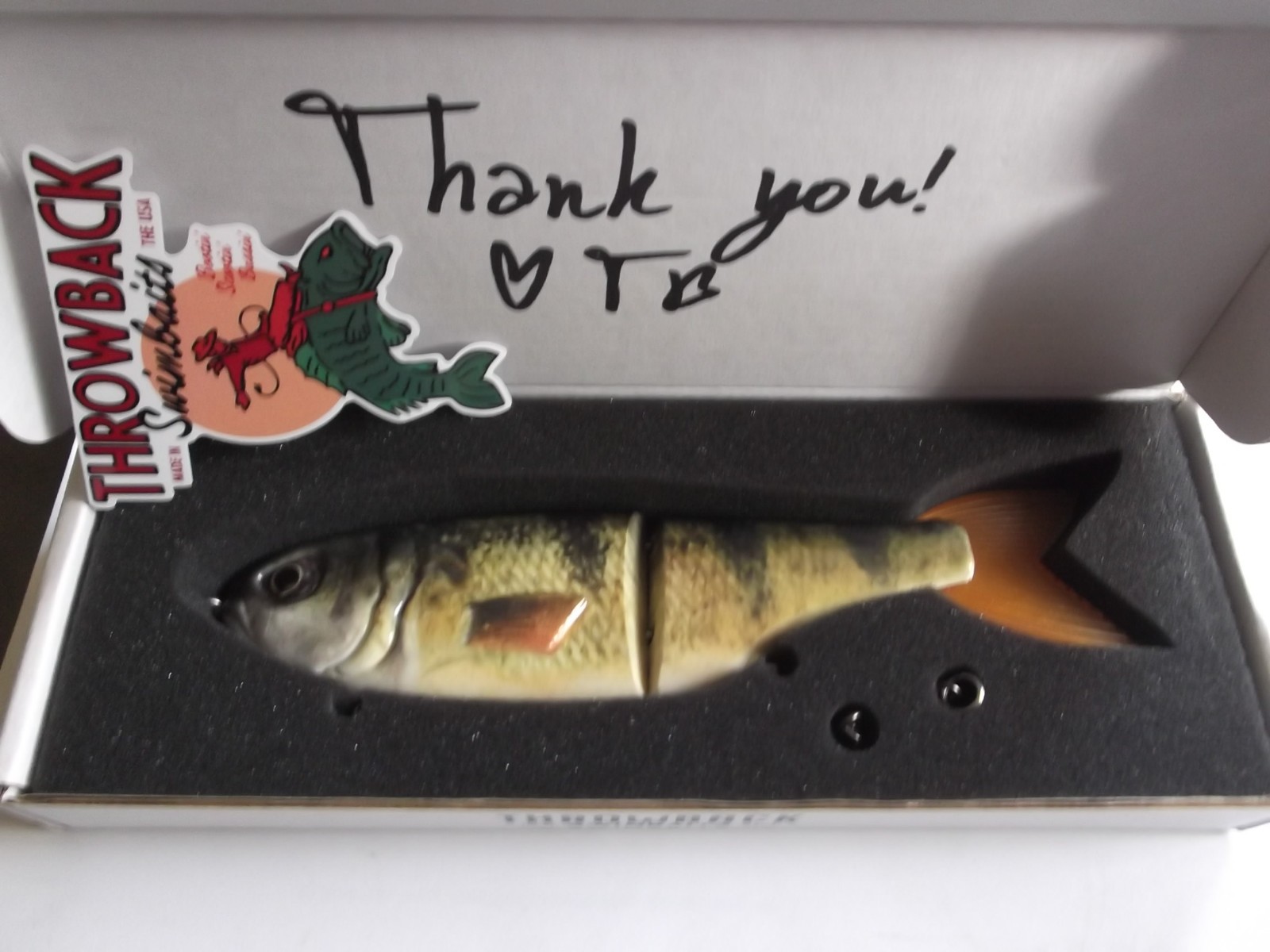 Throwback Baits Swimbait Co. Metro Glide Bait HD Perch Limited - Image 9