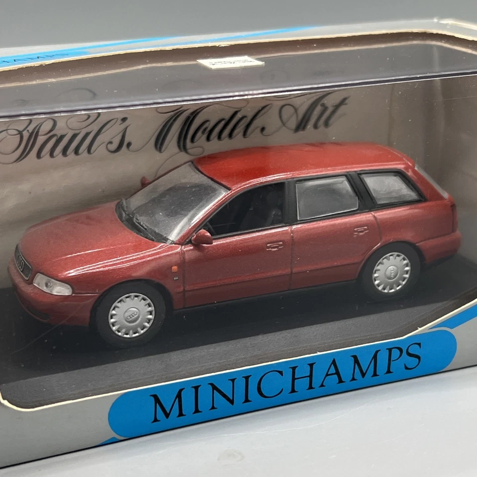 Minichamps 1/43 Scale 1995 Audi A4 Avant Red Metallic 430015012 FREE FAST P&P - Image 3 of 4
