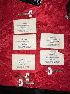 Vintage Style C & D Pegasus Key Chrysler Ford Lincoln Continental Key (s) 9