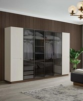 Stilvoller Kleiderschrank Moderner Glasschrank Schlafzimmer SchräNke