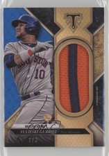2017 Triple Threads Single Jumbo Relics Sapphire 1/3 Yuli Gurriel Yulieski a2v