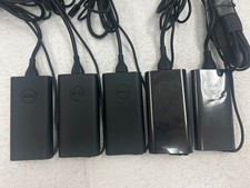 Lot of 5 Genuine Dell 90W Watt USB-C Type C Laptop Charger AC Power Adapter