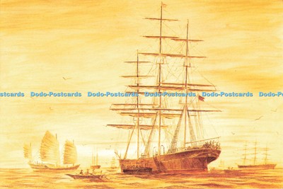 D268942 Cutty Sark der weltberühmte Teeschneider ist jetzt in Greenwich Br konserviert