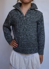 Grey Cotton Sweater, Polo Ralph Lauren, Kids Half Zip