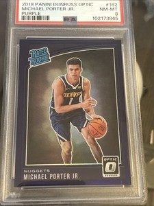 2018-19 Panini Donruss Optic - Rated Rookie Michael Porter Jr. #182 Purple Prizm