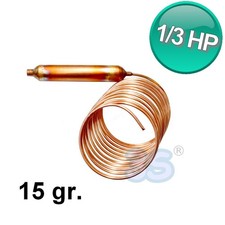 Haushalts-Trockenfilter 15 g mit Kapillare - kompatibel mit 1/3 HP Kompressor