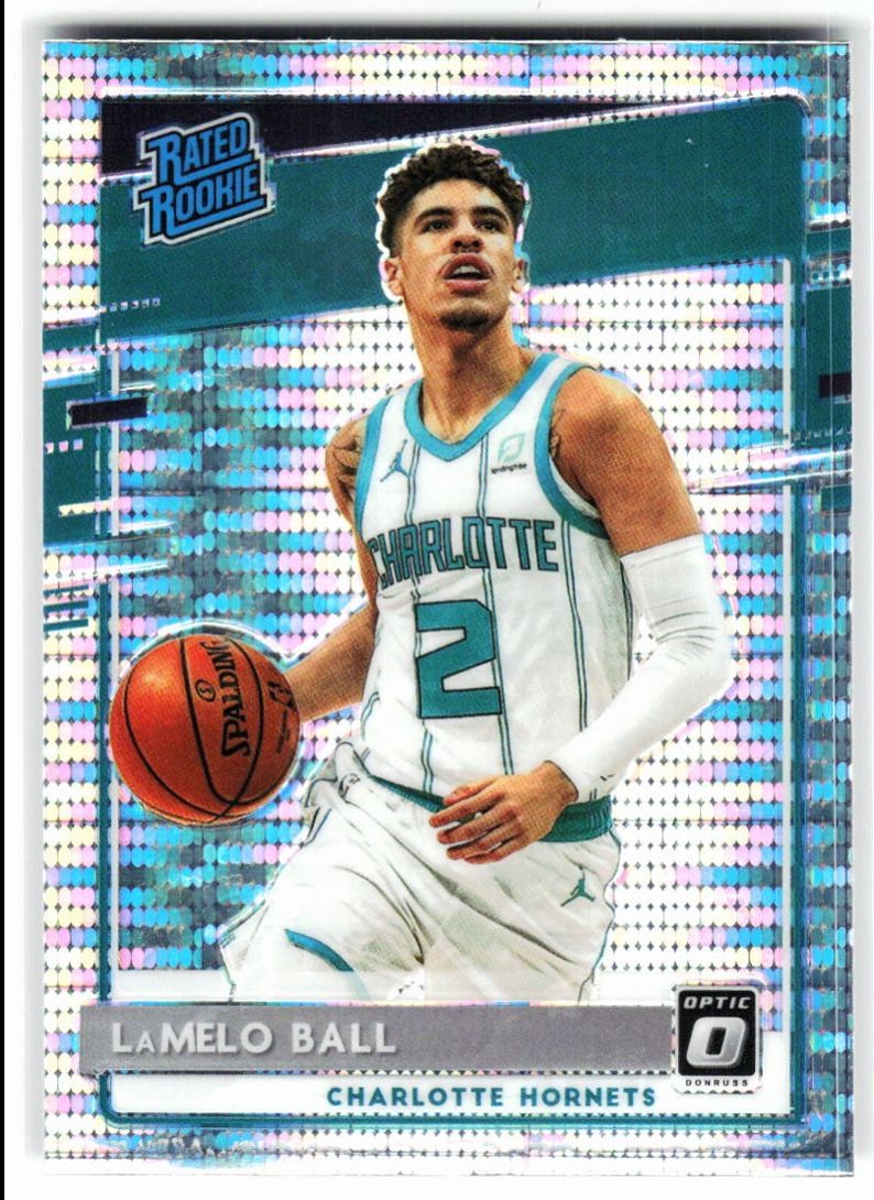2020-21 Panini Optic Rated Rookie Target Box Set LaMelo Ball RC #153 Charlotte