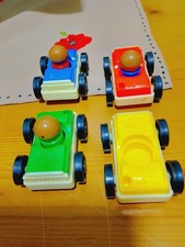Vintage Fisher Price GARAGE CARS