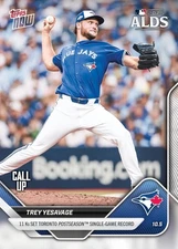 Trey Yesavage - 2025 MLB Topps NOW Card 82611 K's CALL UP RC Blue Jays Presale