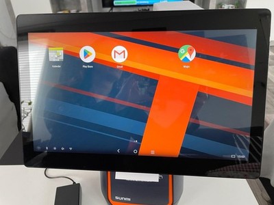 Sunmi T2 Android Kasse mit 10'' Kundendisplay