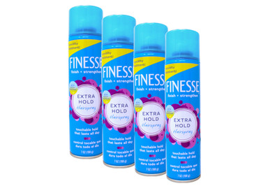 Finesse Extra Hold Hairspray Finish Strengthen Humidity Resistant 7oz Pack of 4