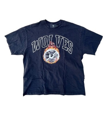 Darc Sport Wolves Burning Plates Cap Sleeve Shirt Limited 521 of 1000 2XL
