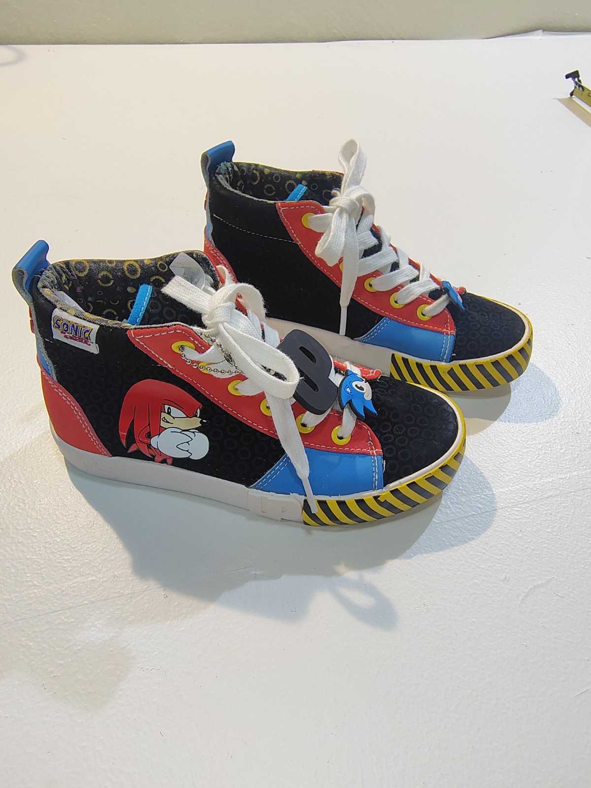 Ground Up Sega Sonic the Hedgehog High Top Kids Shoes Size 3
