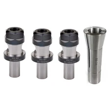 M12 R8 ER20 Chuck Kit 3PCS 3/4 1.38 TTS Tool Holder For CNC