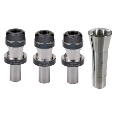 SMOWFES M12 R8 ER20 Chuck Kit 3PCS 3/4 1.38 TTS Tool Holder For CNC