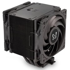 SCYTHE MUGEN6 BLACK EDITION Side-Flow CPU Cooler with Dual Fans and 6x6mm Heat
