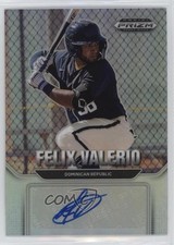 2022 Panini Prizm Draft Picks Auto Felix Valerio #AU-FV Auto nd3