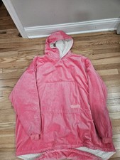 The Comfy Original Microfiber Sherpa Wearable Blanket w/ Hood Pocket One Size