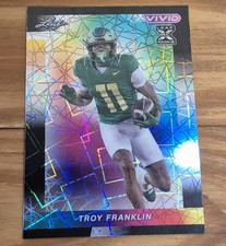 Troy Franklin 2024 1/1 #Leaf Vivid Football Proof One Of One RC Rookie Oregon 