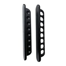 8 Pool Cue Rack, Wood Billiard Cue Rack Wall Mounted, Ideal for Pool Bars Black