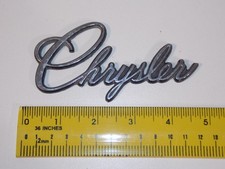 Vintage 1970s Chrysler Cordoba Chrome Car Vehicle Emblem Badge Nameplate 3811390