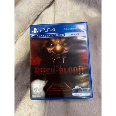 Sony Until Dawn Rush of Blood PS4 VR Horror Rail Shooter Game Blue Case
