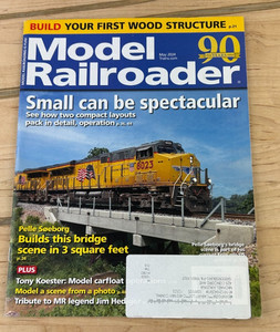 Model Railroader Magazine May 2024 Small Can Be Spectacular
