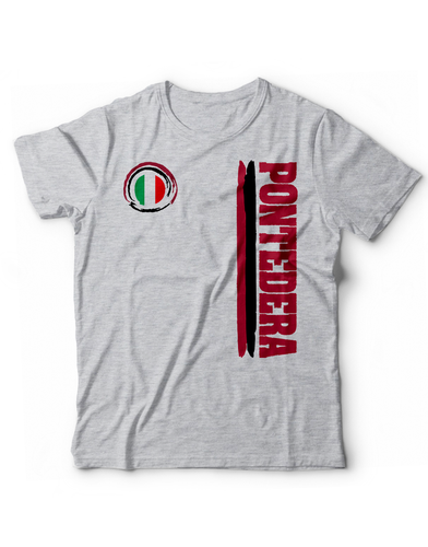 T-Shirt Pontedera Città Toscana Maglietta per tifosi Granata Calcio Ultras - Foto 8 di 9