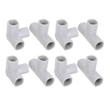 8 Pack Tool-Free Plastic Baby Playpen Connector Fittings