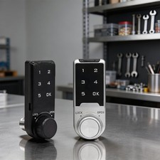 Black Electronic Combination Cabinet Lock for Mailboxes and Locker Doors